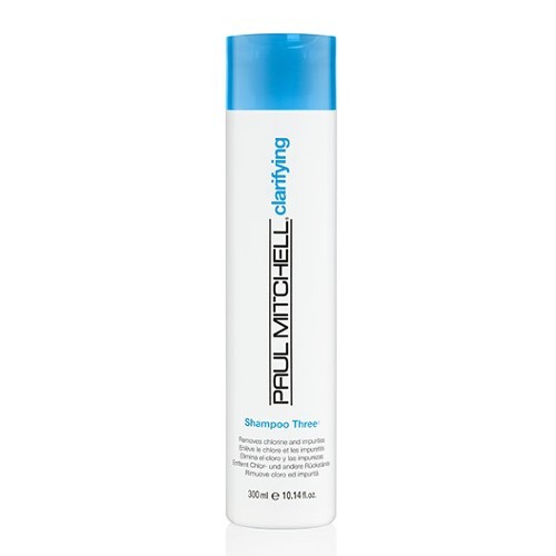 Paul Mitchell Cleansing Shampoo for Clarifying Hair and Clarifying (Shampoo Three Removes Chlorine And Impurities 300ml Moterims