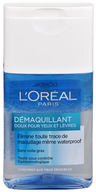 L´Oréal Paris The two-phase makeup remover eyes and lips (Gentle Make-Up Remover for Eyes & Lips) 125 ml 125ml makiažo valiklis