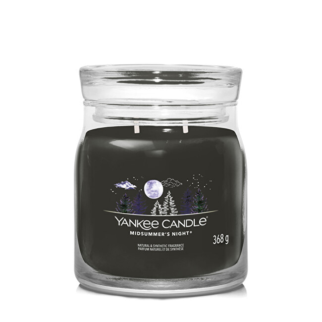 Yankee Candle Aromatic candle Signature glass medium Midsummer´s Night 368 g Kvepalai Unisex