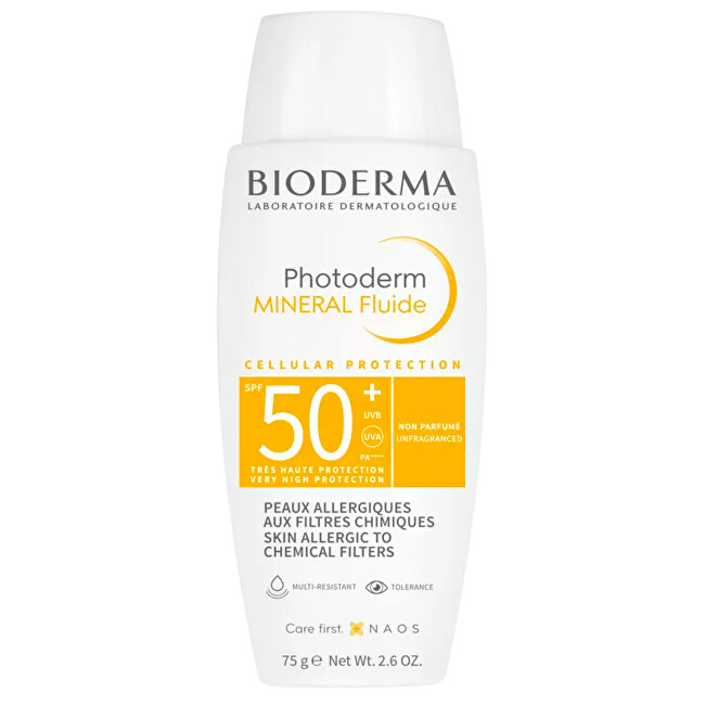 BIODERMA Mineral Sunscreen Fluid SPF 50+ Photoderm (Mineral Fluide) 75 g Unisex