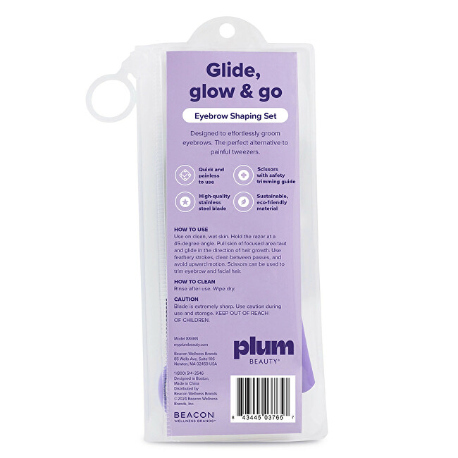 PlumBeauty Eyebrow Shaping Set antakių modeliavimo paletė