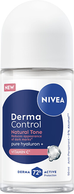 Nivea Derma Control Natural Tone Antiperspirant Roll-On (Antiperspirant) 50 ml 50ml Moterims
