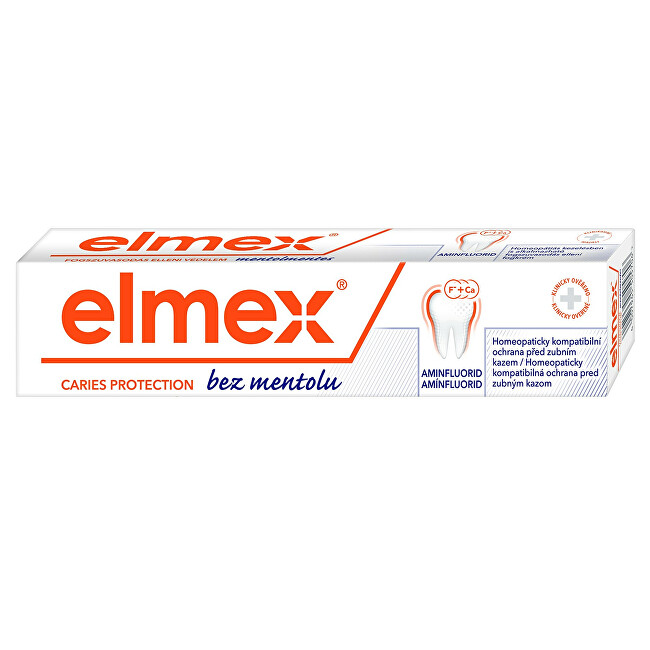 Elmex Toothpaste without menthol 75 ml 75ml Dantų emalį stiprinanti priemonė