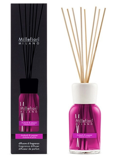 Millefiori Milano REED DIFFUSER 500ML RHUBARB & PEPPER Unisex
