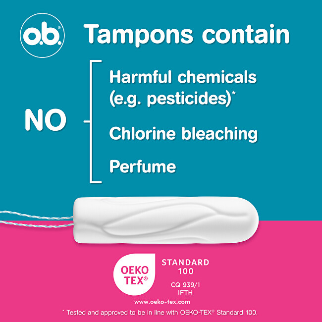 o.b. Original Super Tampons 32 ks Intymios higienos priemonė