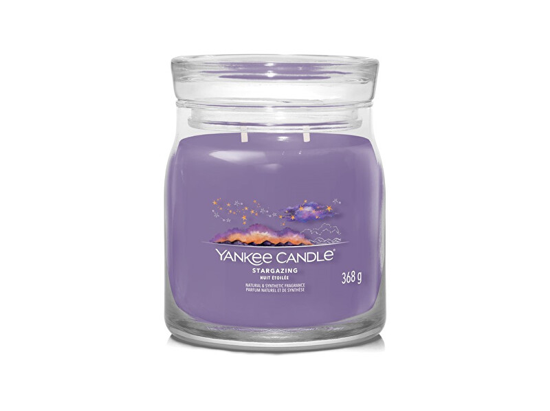 Yankee Candle Aromatic candle Signature glass medium Stargazing 368 g Unisex