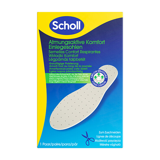 Scholl Air Cushion Insoles 1 pair kojų priežiūros priemonė