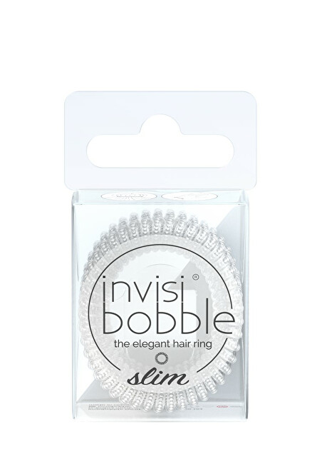 Invisibobble Thin spiral hair band Slim Mother of Chrome 3 pcs Moterims