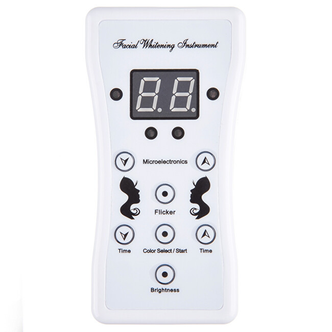 Palsar 7 LED Mask + Neck 7 veido ir kaklo LED kaukė su masažiniais elektrodais kosmetinis prietaisas