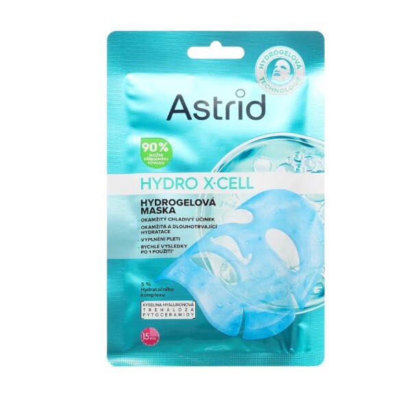 Astrid Cooling hydrogel mask with Hydro X-Cell phytoceramides Moterims
