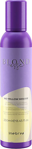 Inebrya Foam conditioner for yellow tones on bleached, light and gray hair Blondesse (No-Yellow Mousse) 250 250ml Moterims