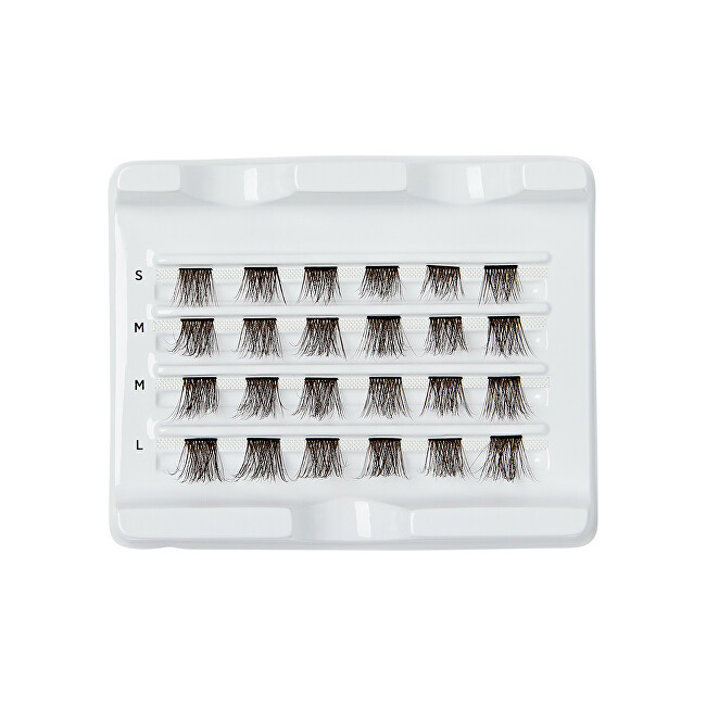 Kiss Falscara Multi Wisps (Mocha) 24 pcs. dirbtinės blakstienos