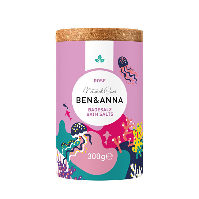BEN & ANNA Bath salt Rose Bath Salts 300 g Moterims