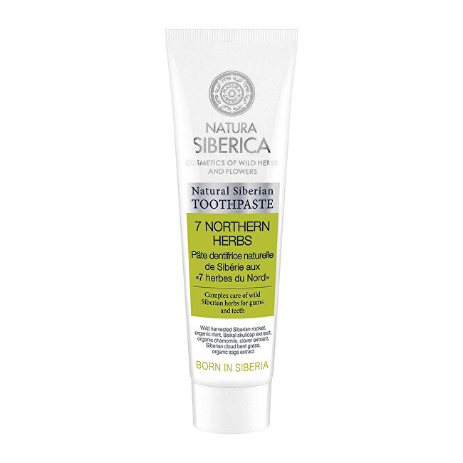 Natura Siberica Natural toothpaste 7 Northern Herbs (Natural Siberian Toothpaste) 100 g kraujuojančių dantenų priežiūros priemonė