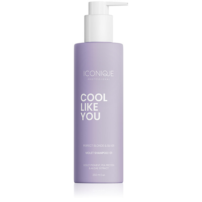ICONIQUE Professional Cool Like You Violet Shampoo for cool & vibrant blondes 250ml Moterims
