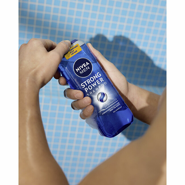 Nivea Shampoo for men Strong Power 500ml &scaron;ampūnas
