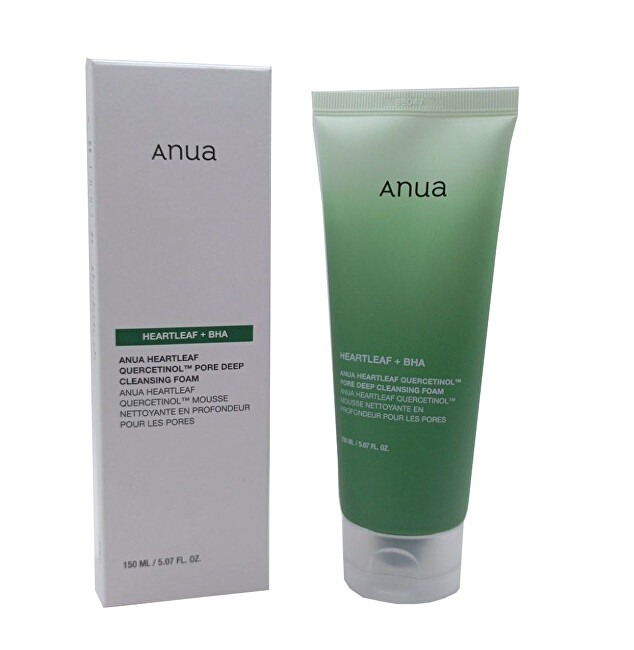 Anua Heartleaf Quercetinol Pore Deep Cleansing Foam 150 ml 150ml veido putos