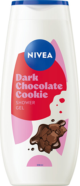 Nivea Shower gel Dark Chocolate Cookie 250 ml 250ml Moterims