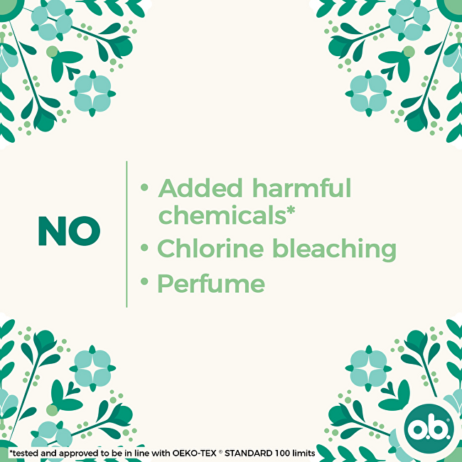 o.b. Organic Mini Tampons 16 ks Intymios higienos priemonė