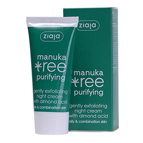 Ziaja Night Cream Gently Exfoliating Manuka Tree Purifying 50 ml 50ml Moterims