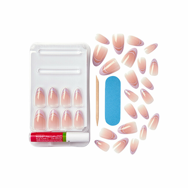 Kiss Voguish Fantasy Nails 28 pcs. priemonė nagams