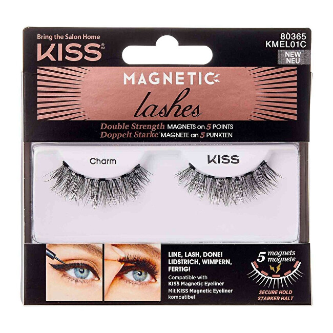 Kiss Magnetic Lashes 01 Charm (Magnetic Lashes Double Strength) Moterims