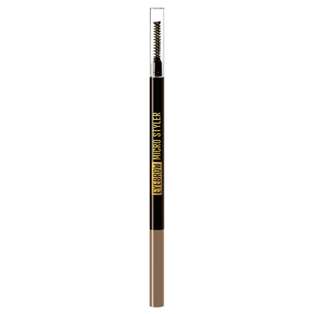 Dermacol Automatic eyebrow pencil with a brush Eyebrow Micro Style r (Automatic Eyebrow Pencil) 0.1 g 01 antakių pie&scaron;tukas