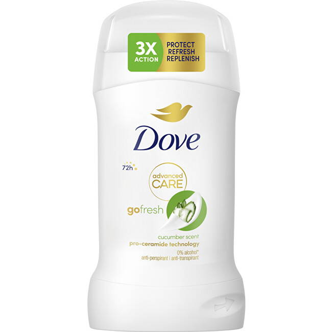 Dove Solid antiperspirant Go Fresh Cucumber (Anti-Perspirant) 50 ml 50ml Moterims