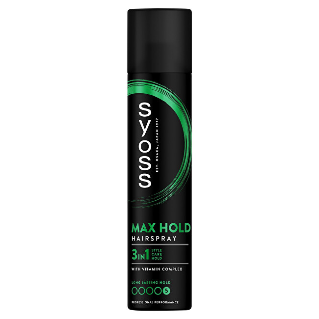 Syoss Max Hold Hairspray Plaukų lakas Moterims