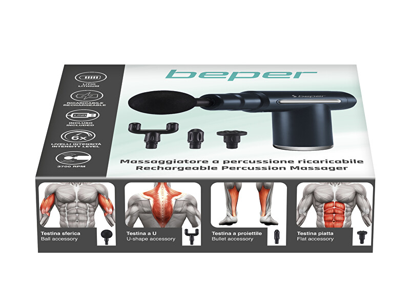 Beper Massage gun P302MAS002 Unisex