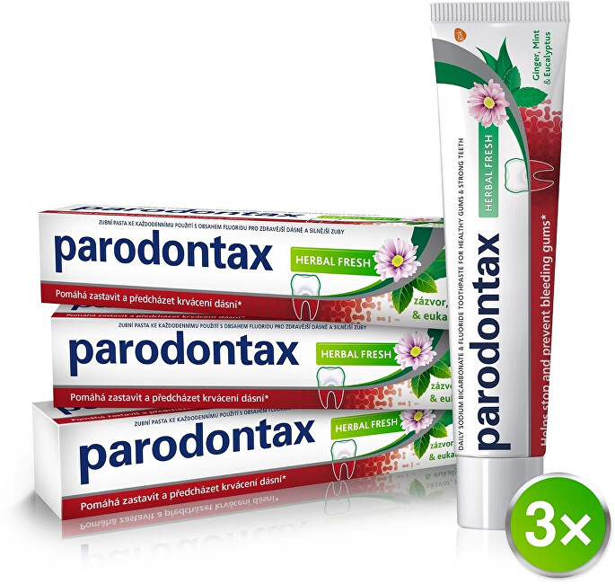 Parodontax Parodontax Zubní pasta 75ml Herbal Fresh TRIO 75ml Unisex