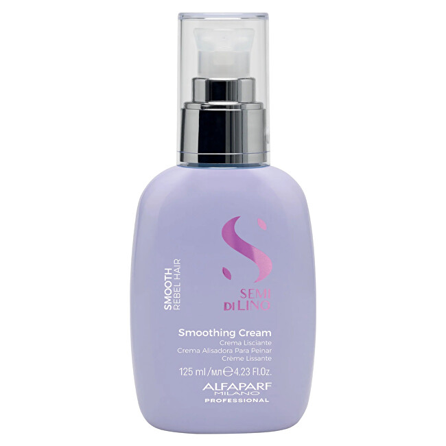 AlfaParf Milano Smoothing cream for unruly hair Semi Di Lino Smooth (Smoothing Cream) 125 ml 125ml Moterims