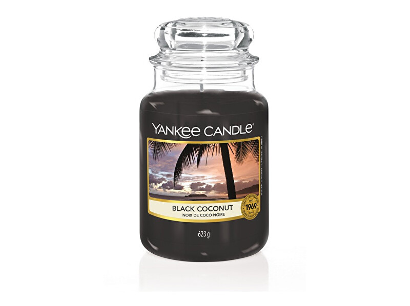 Yankee Candle Scented candle Classic large Black Coconut 623 g Unisex