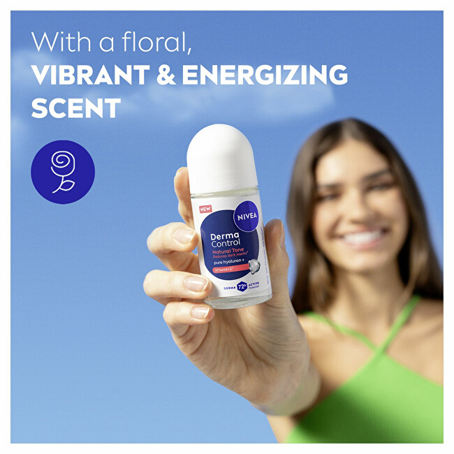 Nivea Derma Control Natural Tone Antiperspirant Roll-On (Antiperspirant) 50 ml 50ml dezodorantas