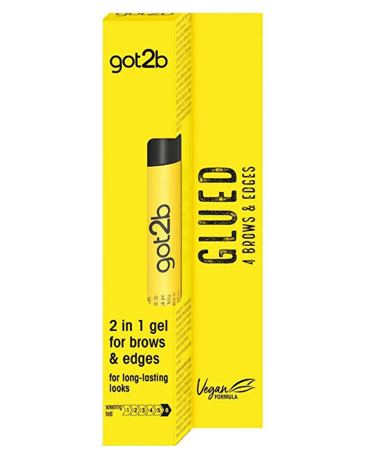 got2b Glued 4 Brows & Edges Eyebrow Fixing Gel Antakių kosmetika Moterims