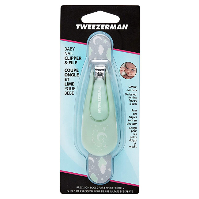 Tweezerman Children nippers and Nail (Baby Nail Clipper with File) Vaikams