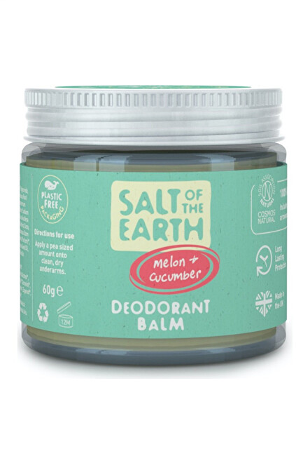 Salt Of The Earth Natural mineral deodorant Melon & Cucumber (Deodorant Balm) 60 g dezodorantas