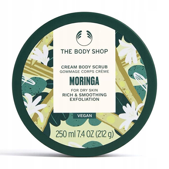The Body Shop Moringa Body Scrub peeling do ciała 250ml 250ml Moterims