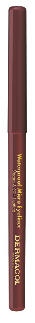 Dermacol Automatic Eye Pencil (Waterproof Micro Eyeliner) 01 Black akių kontūras