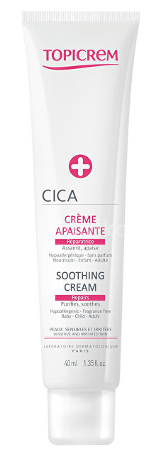 Topicrem CICA (Soothing Cream) Renewing Cream for Irritated Skin 40ml Unisex