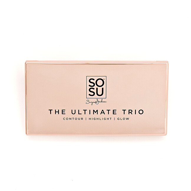 SOSU Cosmetics Face palette The Ultimate Trio (Palette) 2.26 g šviesintojas