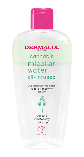 Dermacol Two-phase micellar water with hemp oil Cannabis (Micellar Water) 200 ml 200ml Moterims
