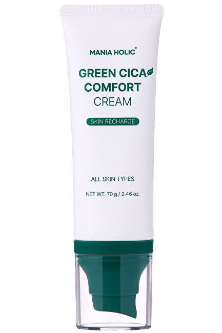 Mania Holic Soothing moisturizing cream Green Cica Comfort Cream 70 g vietinės priežiūros priemonė