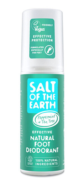 Salt Of The Earth Deo spray na nohy (Natural Foot Deodorant) 100 ml 100ml Kojų purškiklis