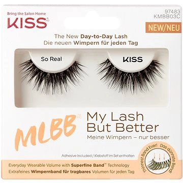 Kiss False eyelashes for natural volume My Lash But Better 03 Moterims