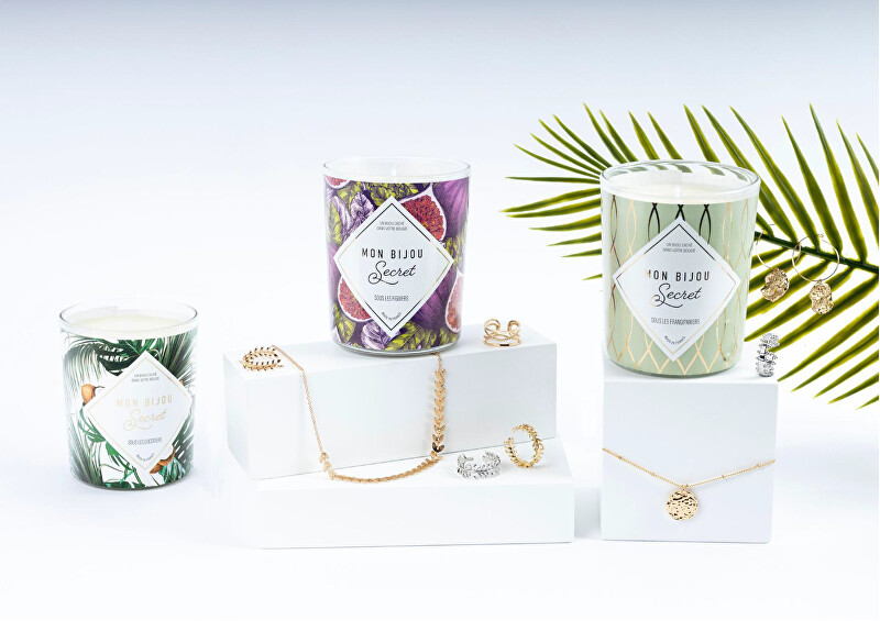 Troli Scented candle 40h with jewel Lavender CCOLA100 kvepianti žvakė
