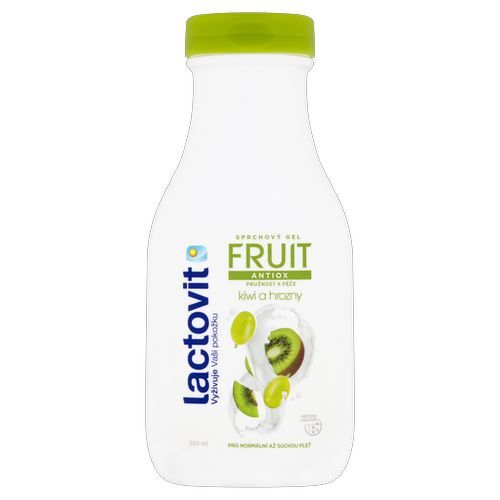 Lactovit Kiwi and Grapes Antioxidant Shower Gel (Fruit Shower Gel) 500ml Moterims