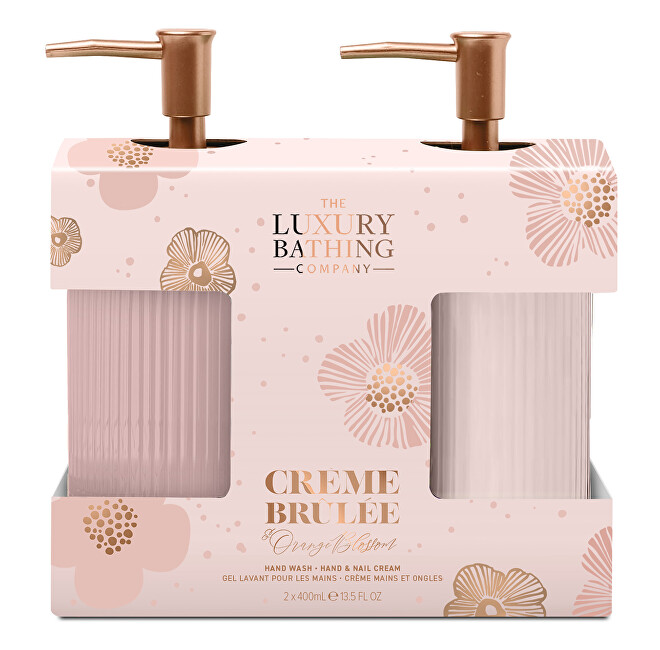The Luxury Bathing Company Intensive Hand Care Gift Set Creme Brulee, Orange Blossom & Vanilla 2 pcs Moterims