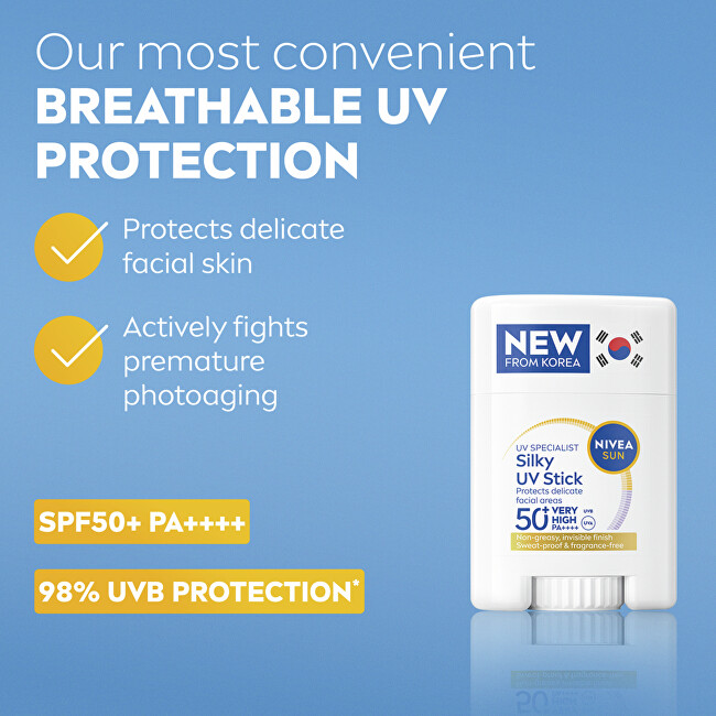 Nivea Protective face cream in a stick SPF 50+ Silky UV Stick 15 g Unisex