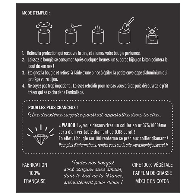 Troli Scented candle 40h with jewel Cedar CROCE100 kvepianti žvakė